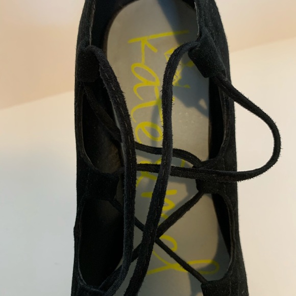 Kate and Mel Suede Tie Up Heels - Picture 6 of 7